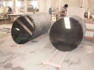 Kina absolut svart granit runda bordsskivor