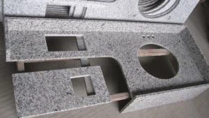 Kina Tiger Skin Vit Granit Vanity Toppar