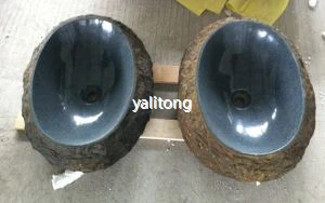 Basalt Rock Natural Stone Sink