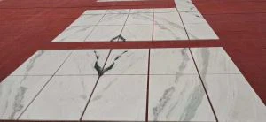 China Panda White Marble Tiles Black