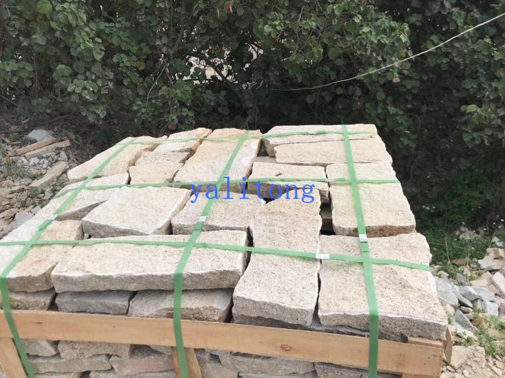 Yellow Granite Irregular Shape Paving