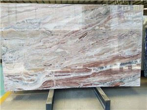 Italienska Monica röd marmorskivor