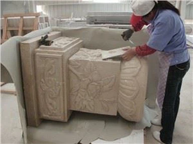 Marmorkolonnbas för inredningskostnad