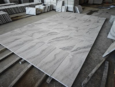 Viscon White Granit Flamed Plates Billig